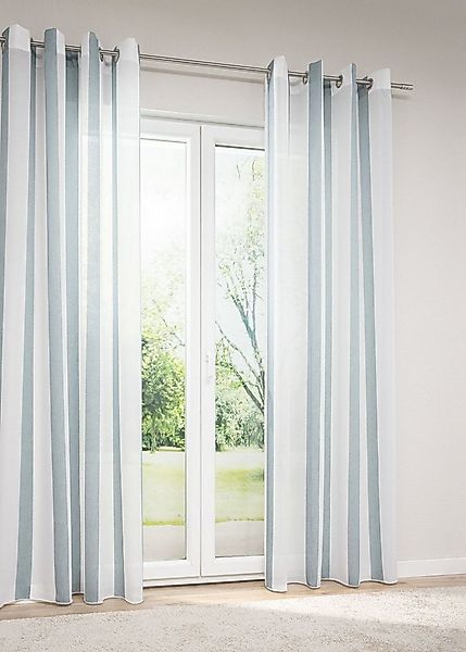 LYSEL® Vorhang Ösenschal Esira (1 St), halbtransparent, HxB 245x144cm günstig online kaufen