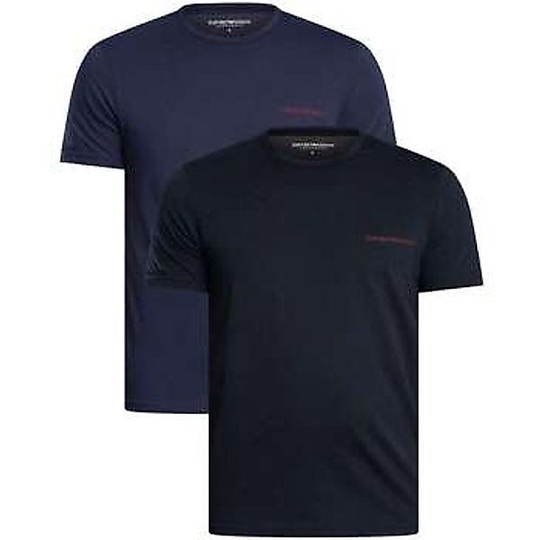 Emporio Armani  T-Shirt 2er-Pack Lounge-T-Shirts mit Rundhalsausschnitt günstig online kaufen