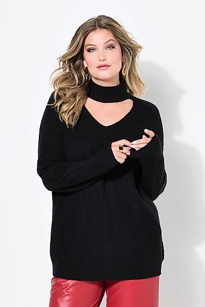 MIAMODA Strickpullover Pullover Regular Fit V-Ausschnitt günstig online kaufen