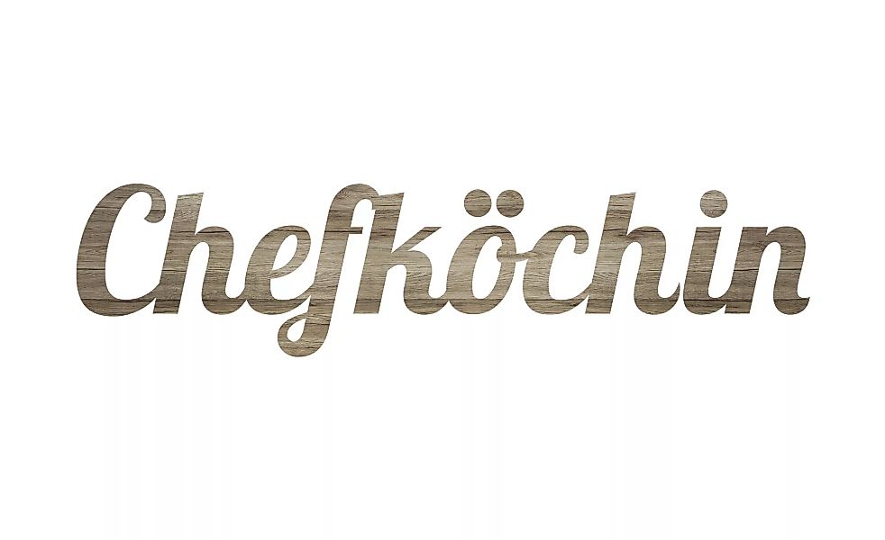 Cut-Out  Chefköchin - braun - 70 cm - 25 cm - Sconto günstig online kaufen
