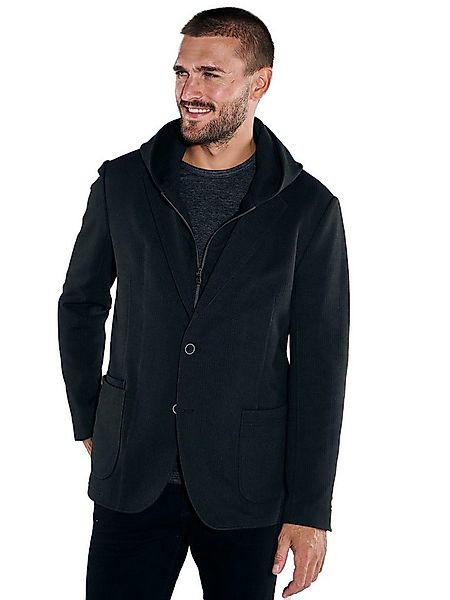 emilio adani Sakko Herren Freizeit-Sakko slim fit, Schwarz günstig online kaufen
