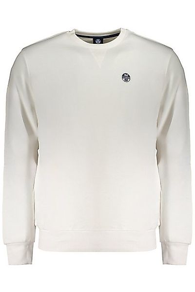 North Sails Sweatshirt Weißes Herren Langarm-Sweatshirt: günstig online kaufen