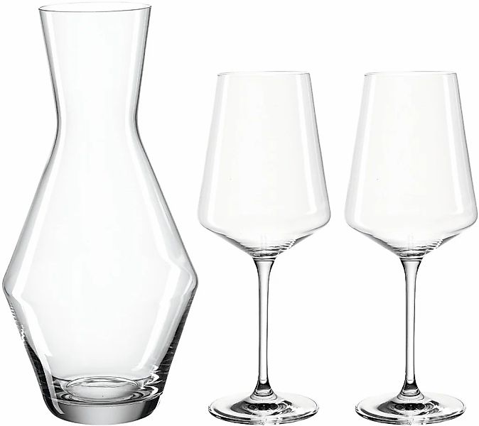 LEONARDO Gläser-Set "PUCCINI" (1 Karaffe, 2 Weingläser), 3-teilig günstig online kaufen