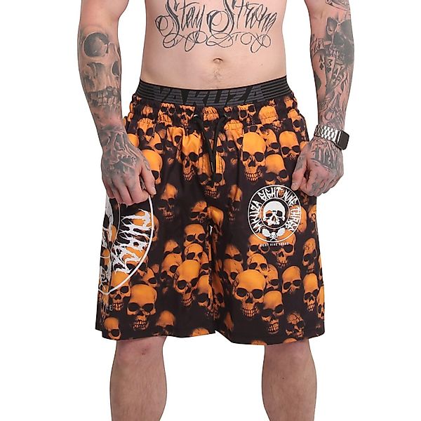 YAKUZA Boardshorts Skull Theme mit Doppelbund günstig online kaufen