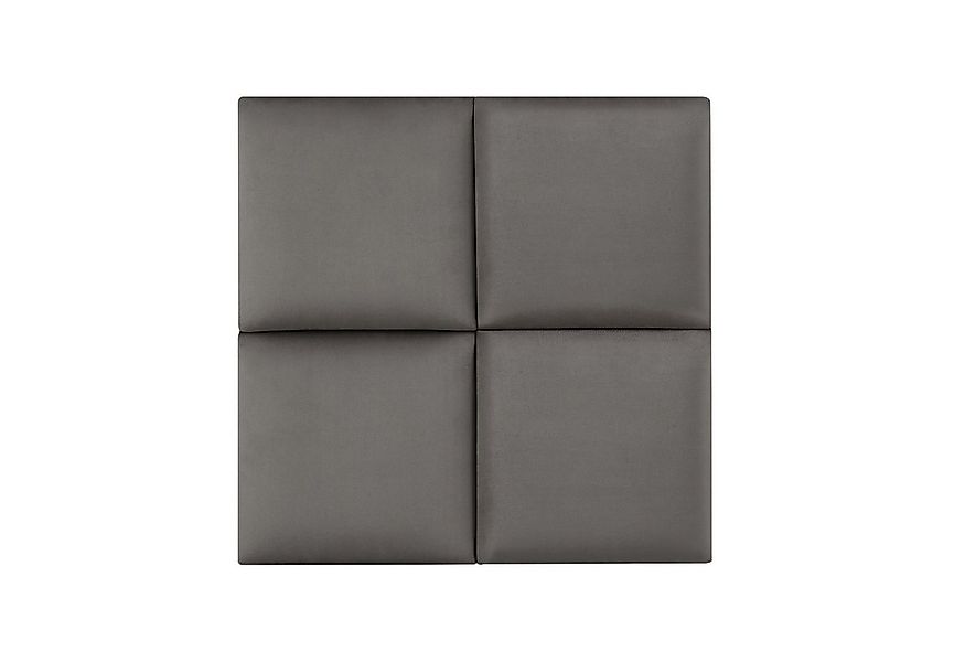 neu.haus Wandpolster, (Set, 4 Stück), »Carpino« Wandkissen Samt 30 x 30 cm günstig online kaufen