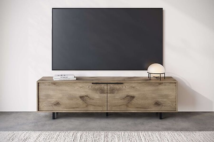 INOSIGN Lowboard »Dinant«, TV-Kommode mit 2 Klappen, Kabeldurchführung, Bre günstig online kaufen