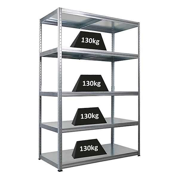 PROREGAL Schwerlastregal Steel Eagle HxBxT 180x120x60cm Fachlast 130kg Verz günstig online kaufen