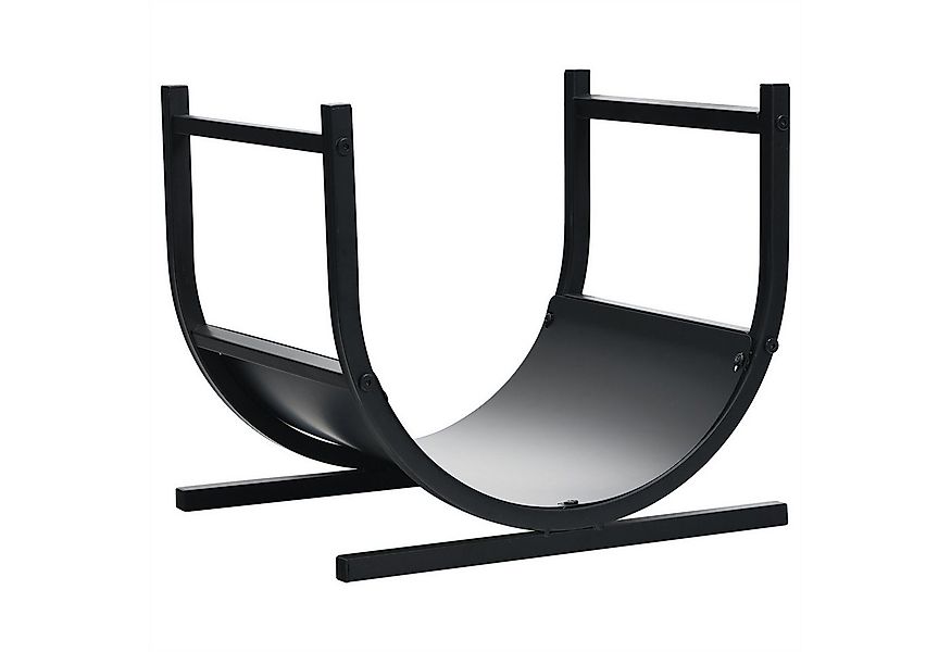 COSTWAY Kaminholzregal, U-förmig mit stabilem Sockel & Griffen günstig online kaufen