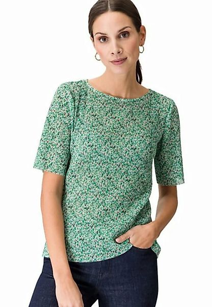 Zero T-Shirt mit Blumenprint (1-tlg) Plain/ohne Details günstig online kaufen