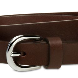Caspar Taillengürtel GU318 schmaler Damen Ledergürtel günstig online kaufen