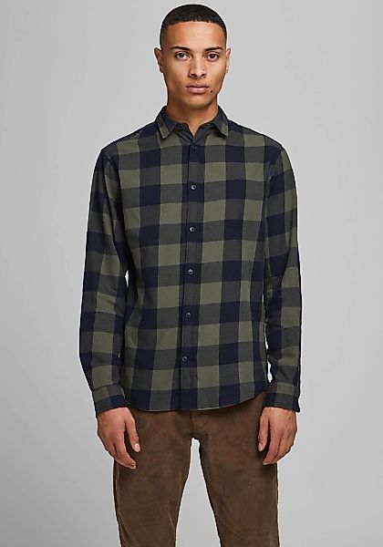 Jack & Jones Karohemd "JJ JJEGINGHAM TWILL SHIRT L/" günstig online kaufen