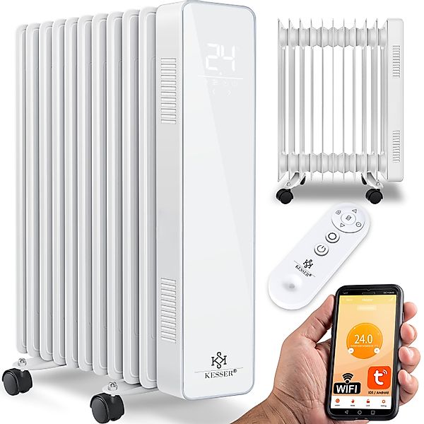 KESSER Heizkörper, Ölradiator 2500W Elektrische Heizung günstig online kaufen