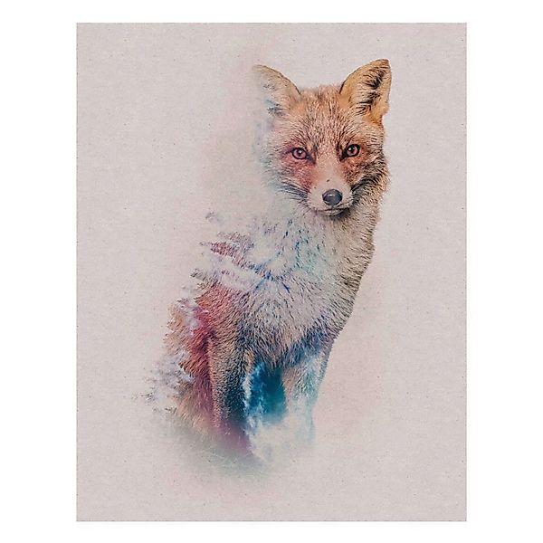 Komar Wandbild Animals Forest Fox Waldtiere B/L: ca. 40x50 cm günstig online kaufen