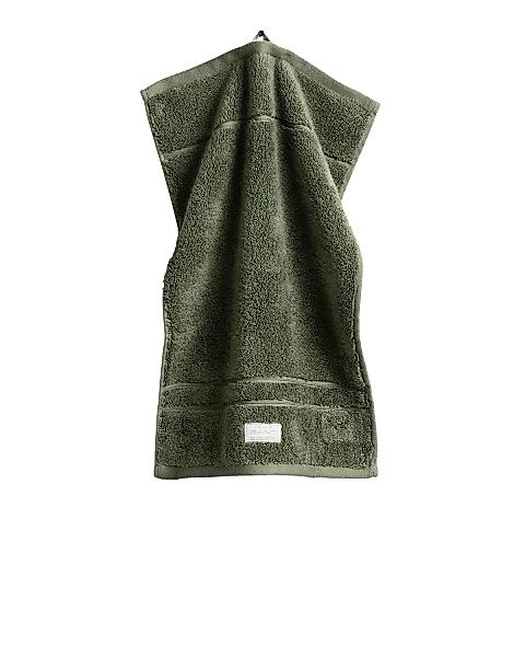 GANT Gästetuch, Organic Premium Towel - 30x50 cm, Frottee Grün günstig online kaufen