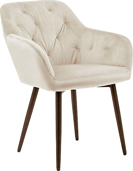 SalesFever Esszimmerstuhl "Coventry Komfortabler Polstertuhl im eleganten S günstig online kaufen