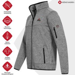Höhenhorn Strickfleecejacke Herren Jacke Fleece für günstig online kaufen