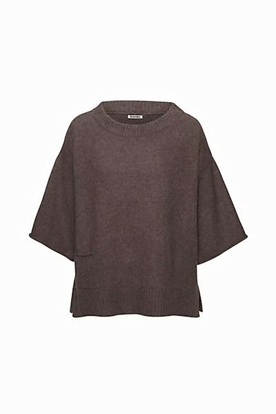 DAINIKA Wollpullover Oversize Damen Wollpullover mit rundem Ausschnitt aus günstig online kaufen