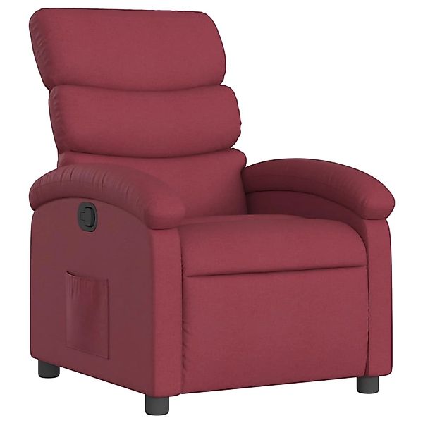 vidaXL Sessel Relaxsessel Weinrot Stoff (1-St) günstig online kaufen