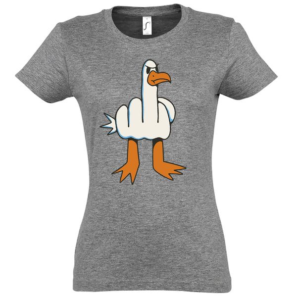 Youth Designz Print-Shirt Möwe Finger Damen günstig online kaufen