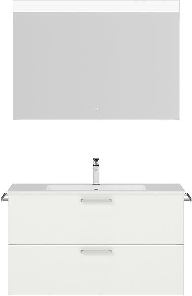 nobilia® Badmöbel-Set »Tolvina«, (2 St., vormontiert, mit Soft-Close), inkl günstig online kaufen