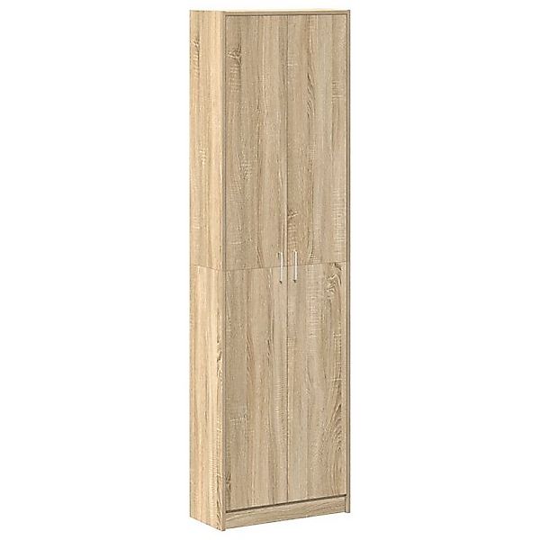 vidaXL Kleiderschrank Kleiderschrank Sonoma Eiche 55x25x189 cm Möbelholz (1 günstig online kaufen