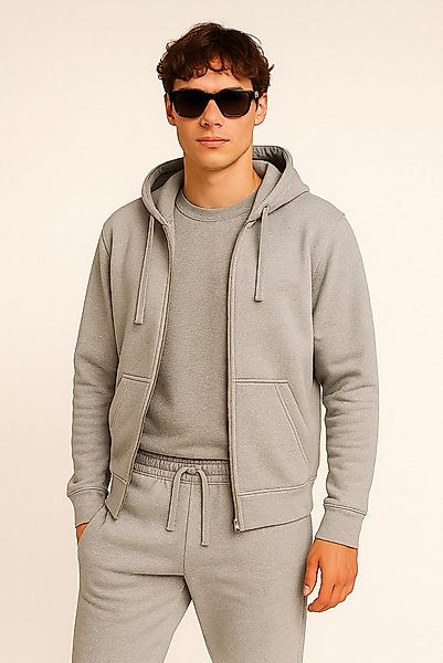 Banco Kapuzensweatjacke Herren Freizeit Kapuzensweatjacke mit Zipper Verset günstig online kaufen