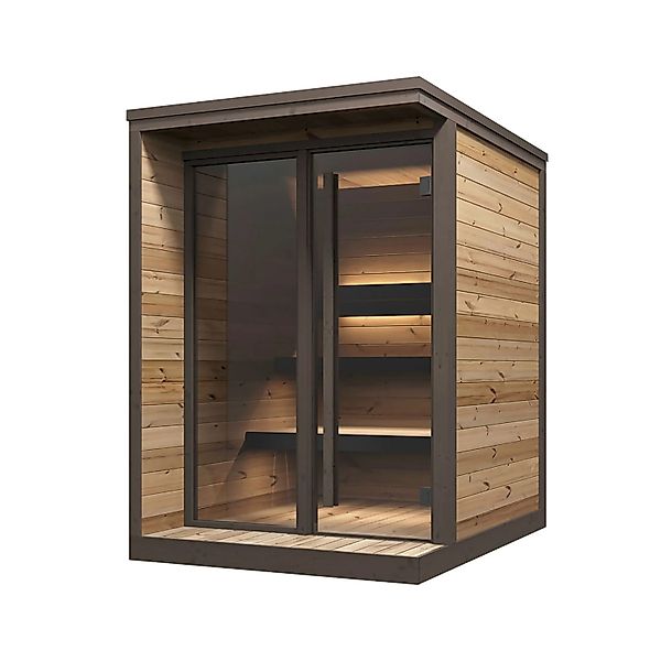 Weka Saunahaus Viira 1 Thermoholz mit Kompakt-Ofen 9 kW 400 V günstig online kaufen