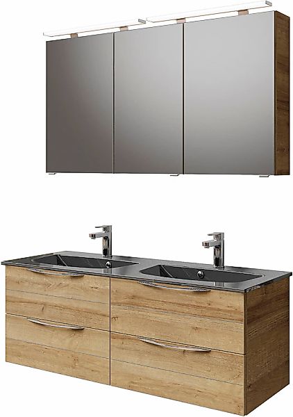 Saphir Badmöbel-Set Serie 6025 2-teilig Mineralmarmor-Waschtisch günstig online kaufen