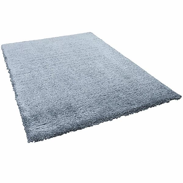 Snapstyle Luxus Hochflor Shaggy Teppich Dream Blau 80x160cm günstig online kaufen