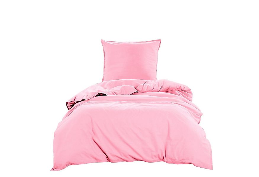 wometo Bettwäsche Stone Washed in Gr. 135x200, 155x220, Renforcé, OEKO-TEX® günstig online kaufen