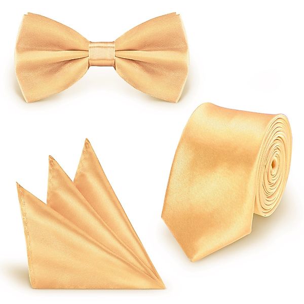 StickandShine Krawatte Krawatte Fliege Einstecktuch SET günstig online kaufen