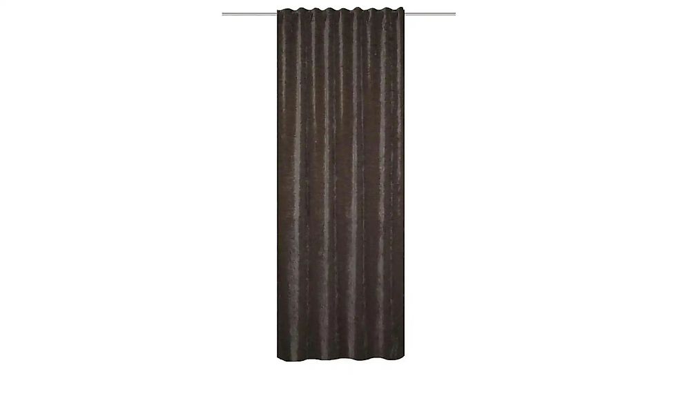 HOMEbasics Fertigschal   ¦ braun ¦ Synthetik ¦ Maße (cm): B: 135 H: 225 Gar günstig online kaufen