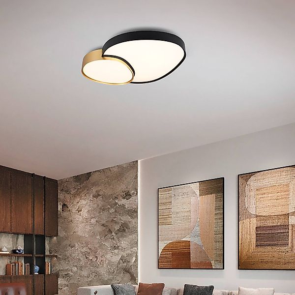 TRIO Leuchten LED Deckenleuchte RISE, LED Deckenlampe 45W 5300 Lumen warmwe günstig online kaufen