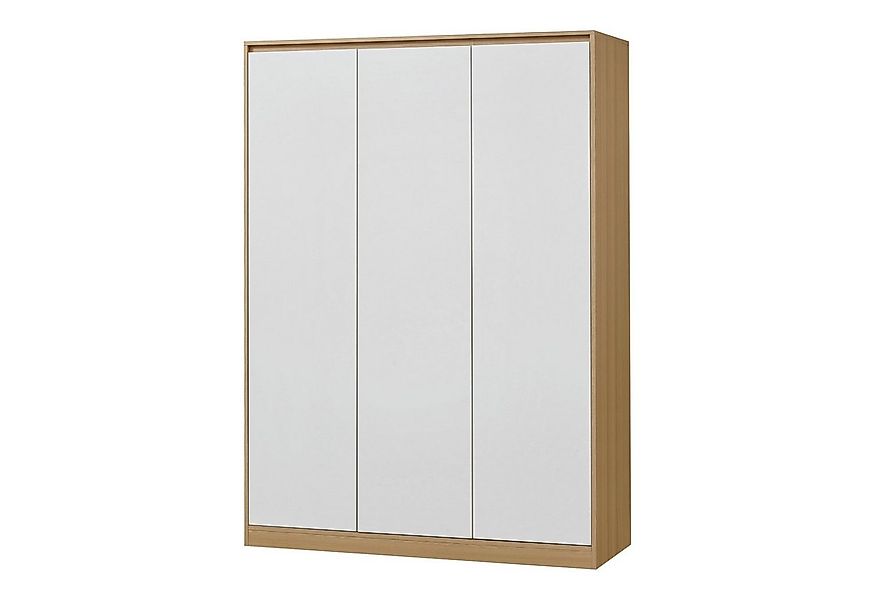 en.casa Kleiderschrank »Bastheim« in verschiedenen Ausführungen Eiche / Wei günstig online kaufen