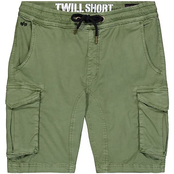Alpha Industries  Shorts Cotton Twill Jogger Short - vintage green günstig online kaufen