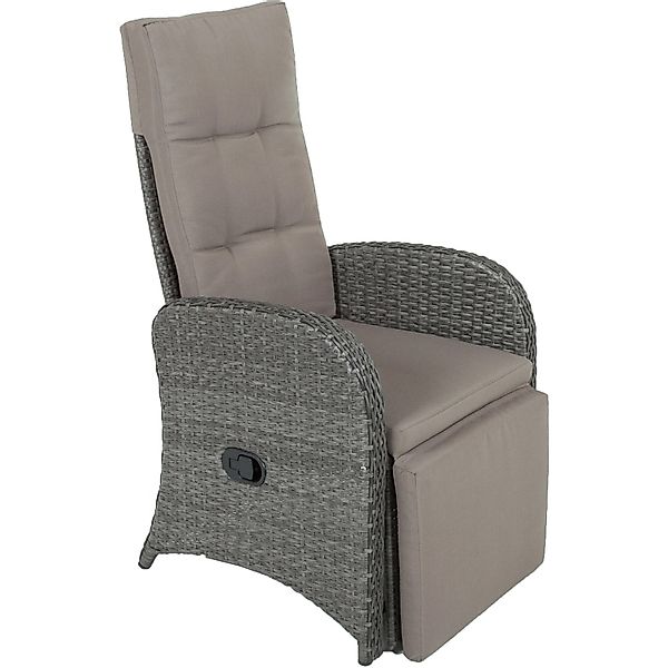 Relaxsessel Salerno 2er-Set Grau günstig online kaufen