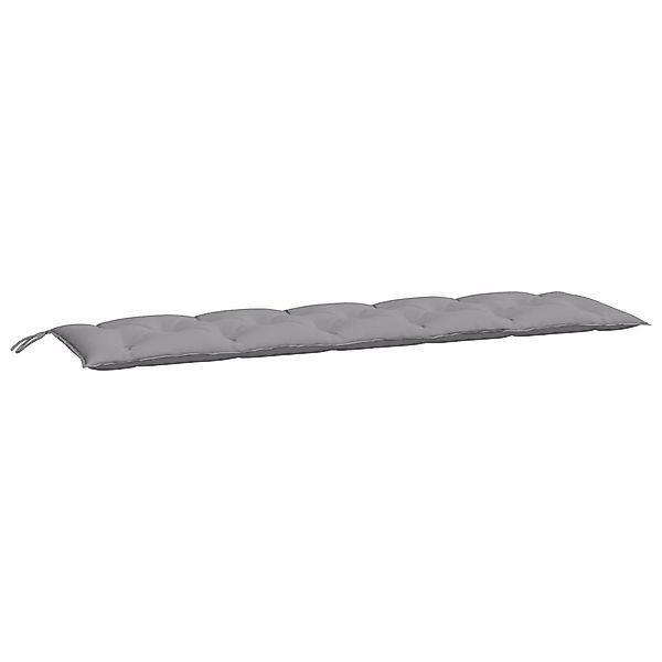 vidaXL Sitzauflage Gartenbank-Auflage Grau 180x50x7 cm günstig online kaufen