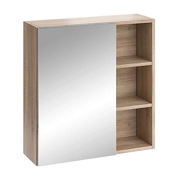 Vicco Badezimmerspiegelschrank Senyo, Sonoma, 62 x 64 cm (1-St) günstig online kaufen