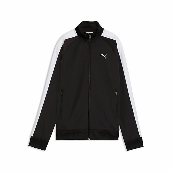 PUMA Trainingsjacke "T7 FOUNDATION POLY TRACK JACKET" ohne Kapuze mit Stehk günstig online kaufen