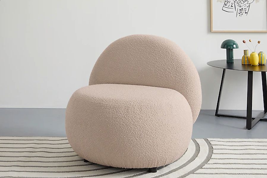 s.Oliver Sessel », moderner Designsessel mit Lederriemen, handgefertigt, so günstig online kaufen