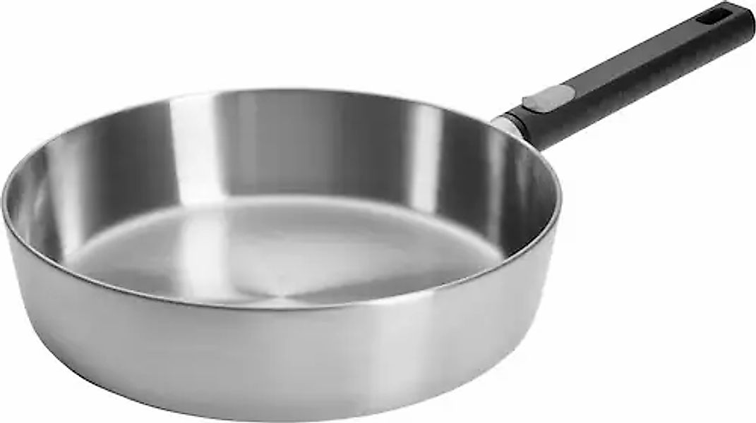 WOLL Schmorpfanne »Logic Steel«, Edelstahl 18/10, (1 tlg.), 5-Schicht-Aufba günstig online kaufen