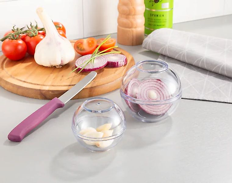 Ruco Frischhaltedose, (Set, 6 tlg.), Frischhaltekugeln für Zwiebeln und Kno günstig online kaufen
