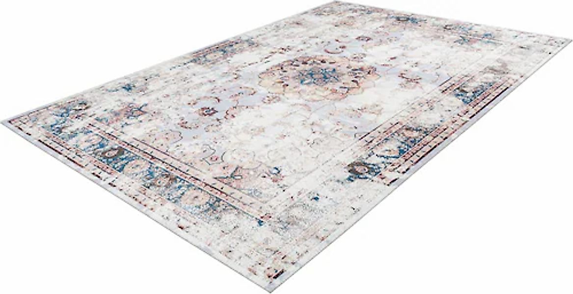 calo-deluxe Teppich »Castor 100«, rechteckig, 6 mm Höhe, Kurzflor, Vintage- günstig online kaufen