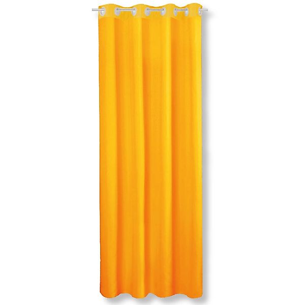 Bestlivings Dekoschal Ellen Ösen 140 cm x 225 cm Hellorange günstig online kaufen