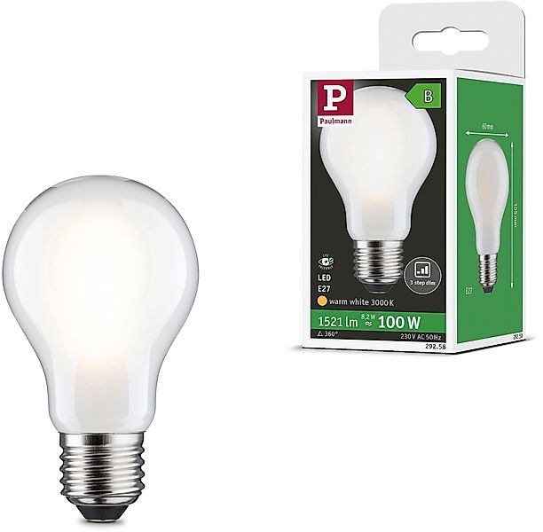 Paulmann LED-Leuchtmittel »Eco-Line Filament 230V LED Birne E27 1521lm 8,2W günstig online kaufen
