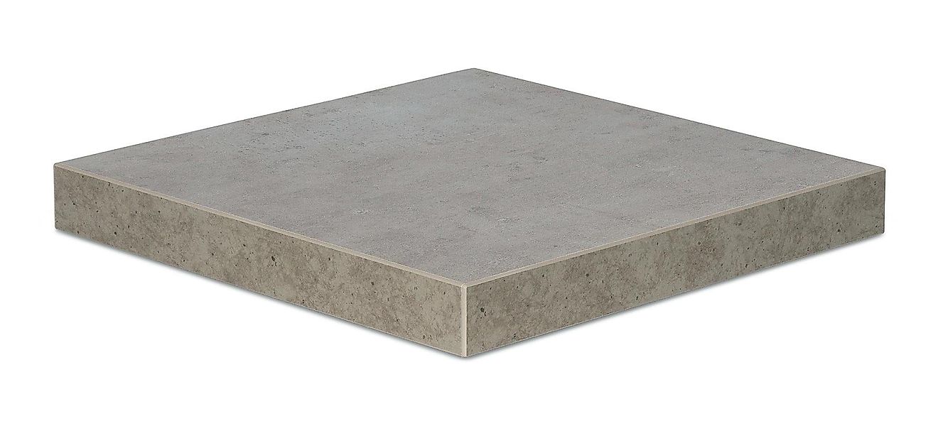 Levandeo® Wandregal, levandeo Eckregal Beton 32x32cm günstig online kaufen