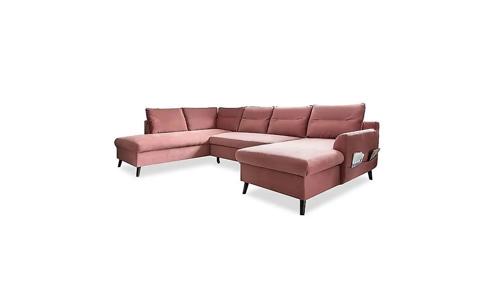Miuform Wohnlandschaft mit Schlaffunktion Stylish Stan ¦ rosa/pink ¦ Maße ( günstig online kaufen