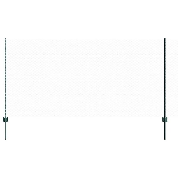 vidaXL Zaun mit Pfosten Grün 1,2 x 100 m Stahl und PVC 3336793 günstig online kaufen