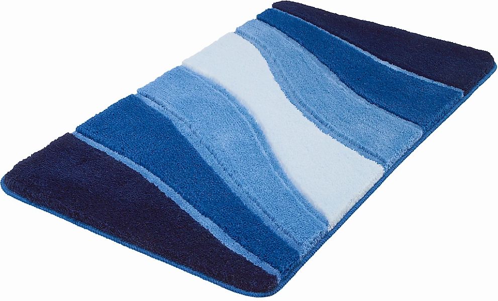 MEUSCH Badematte "Ocean" Höhe 23 mm rutschhemmend beschichtet fußbodenheizu günstig online kaufen