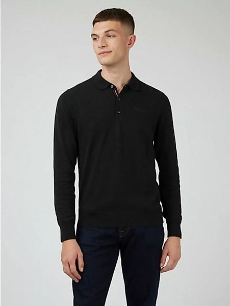 Ben Sherman Poloshirt Long Sleeve Signature Knitted Polo 3-Knopf-Verschluss günstig online kaufen